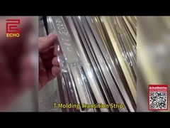 Αλουμινίου εξωτερικό δάπεδο Τ Σχηματισμός μεταβατική ζώνη χώρου μεταλλικών χωριστών δαπέδου ζώνες