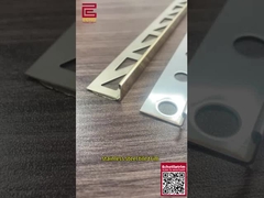 Διακοσμητικό μέταλλο εξωτερική γωνία Τρίμ Edge Tile Τρίμ για τοποθέτηση