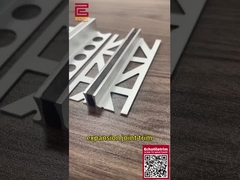 Ανθεκτικές πλακάτ από αλουμίνιο Τρίμινγκ πλακάτ επεκτάσεων συνδεδεμένες λωρίδες κάλυψης για τοίχους και δάπεδα