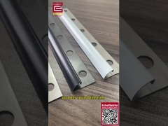 Σίλβρινα πλακάκια από ανοξείδωτο χάλυβα 2,5 μέτρα