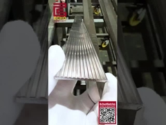 Μη ολίσθητες σκάλες με τρύπα από ανοξείδωτο χάλυβα