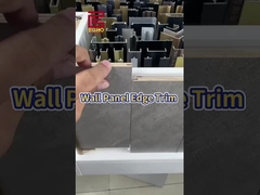 Αλουμινένιο Τριμ Πίνακα Τείχης. Χωρίς κενά Κάλυψη Σύμβασης + Στρογγυλοφρουρός. Ιδανικό για WPC / PVC Καθαρίσματα!