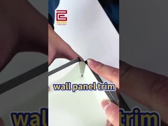 Λευκό τοίχο Edge Tile Trim Κεραμικά μεταλλικά πλακάκια Borders Trim μετά την πλακάκωση