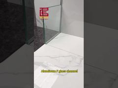 A Closer Look: F Shaped 316 Stainless Steel Tile Trim For Glass Shower Door 10mm