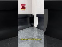 Σοβατεπί LED αλουμινίου | Μοντέρνο διακοσμητικό βάσης τοίχου με φωτισμό περιβάλλοντος #aluminumtrim