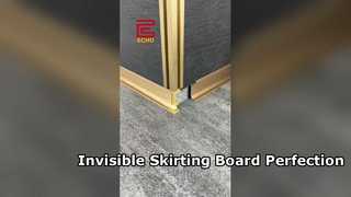 Must-Have Minimalist | Σοβατεπί χωνευτό αλουμινίου, Invisible & Premium