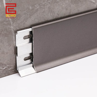 ποιότητας  Aluminium Skirting Board Profiles Waterproof Skirting Baseboard Covers εργοστάσιο