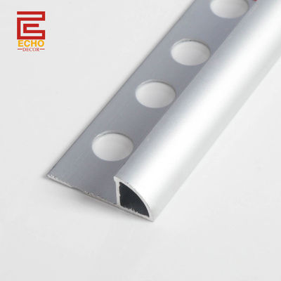 Αλουμινίου μετάλλου 10mm Tile Edge Τριμ Αδιάβροχο για μπάνιο ντους