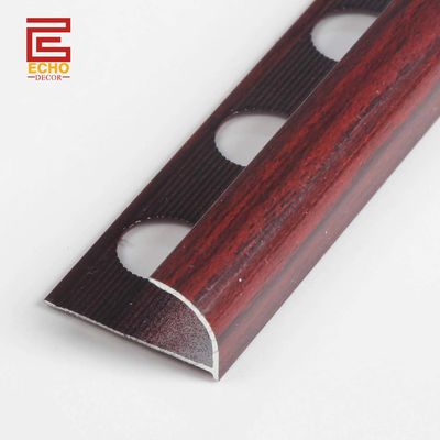 Αλουμινίου ξύλο Look Tile Trim Γύρω Tile Trim Backsplash Tile Corner Trim Φινίρισμα