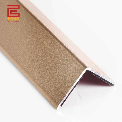 15mm Αλουμινίου Tile Trim V Cap Αυτοκόλλητο Tile Edge Trim Τελειοποίηση