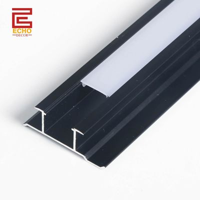 Ευέλικτο προφίλ LED από μαύρο αλουμίνιο 3m για διακόσμηση οροφής
