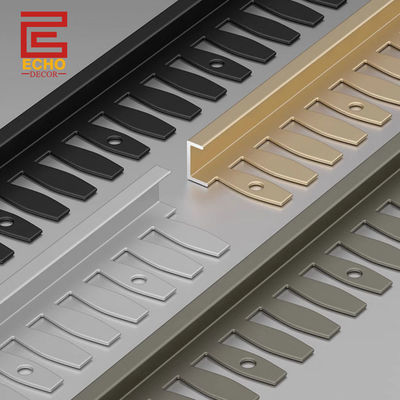 Εύκαμπτη Μαύρη Ματ Αλουμινίου Διακοσμητική Ταινία Πλακιδίων