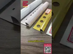 Αλουμινίου μετάλλου 10mm Tile Edge Τριμ Αδιάβροχο για μπάνιο ντους